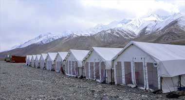 Camp in Leh Ladakh