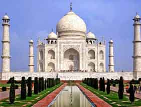 Taj with Temple and Tigers